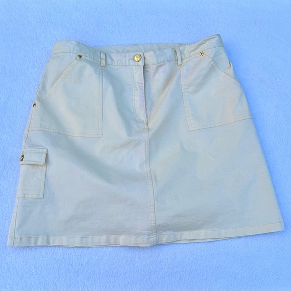 Hearts of Palm Dresses & Skirts - Hearts of Palm Skort Butter Yellow Womens Stretch Pull On Skirt Sz. 14